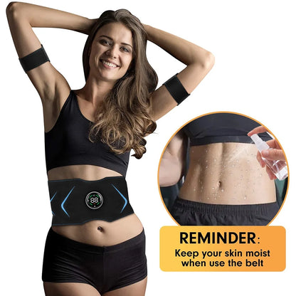 Paddsun Abdominal Muscle Stimulator Belt Electric ABS Fitness Toner Trainer Workout