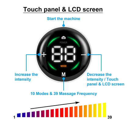 Paddsun Abdominal Muscle Stimulator Belt Electric ABS Fitness Toner Trainer Workout