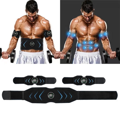 Paddsun Abdominal Muscle Stimulator Belt Electric ABS Fitness Toner Trainer Workout